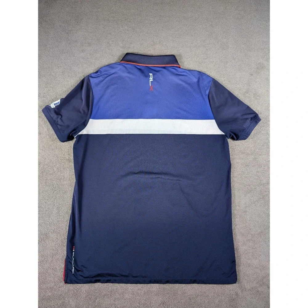RLX Ralph Lauren Golf Polo Mens Large Casual Golf Shirt M Ryder Cup‎ 2014